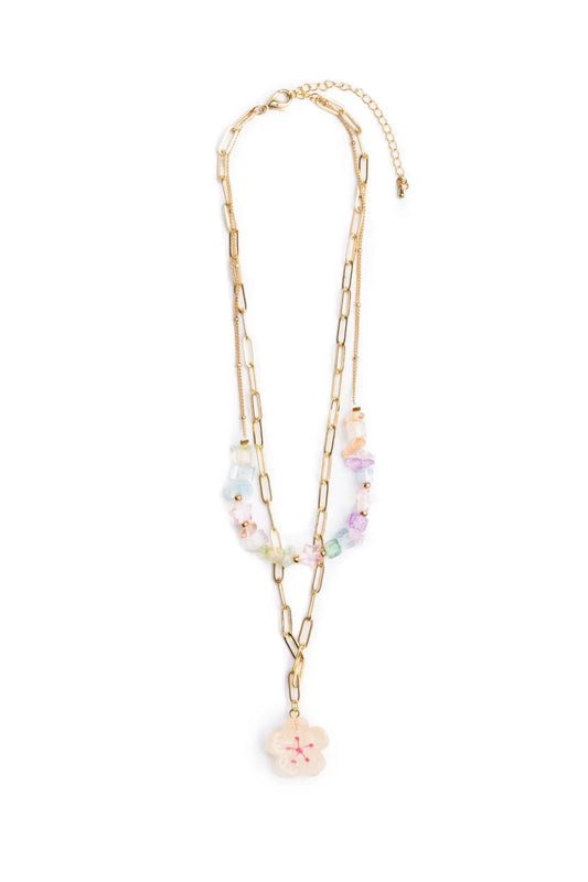 Boutique Chic Garden Gem Necklace thepartyville