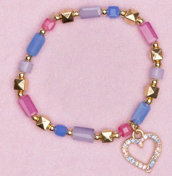 Boutique Chic Heart of Gold Bracelet thepartyville