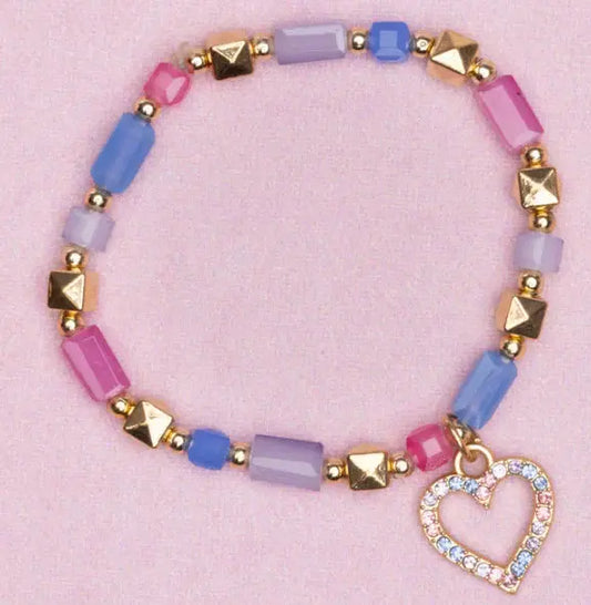 Boutique Chic Heart of Gold Bracelet thepartyville