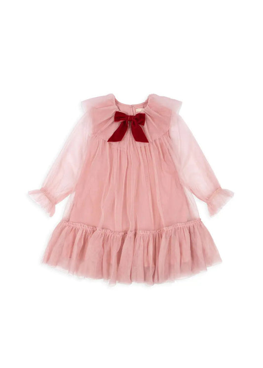 Bow Dress - Mellow Rose Konges Slojd