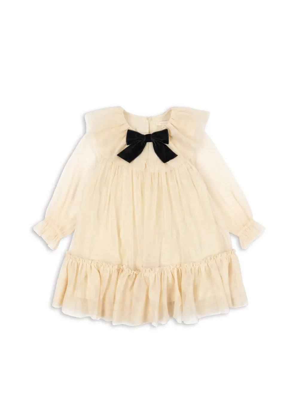Bow Dress - Parchment Konges Slojd