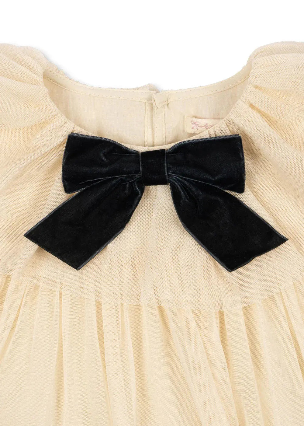 Bow Dress - Parchment Konges Slojd