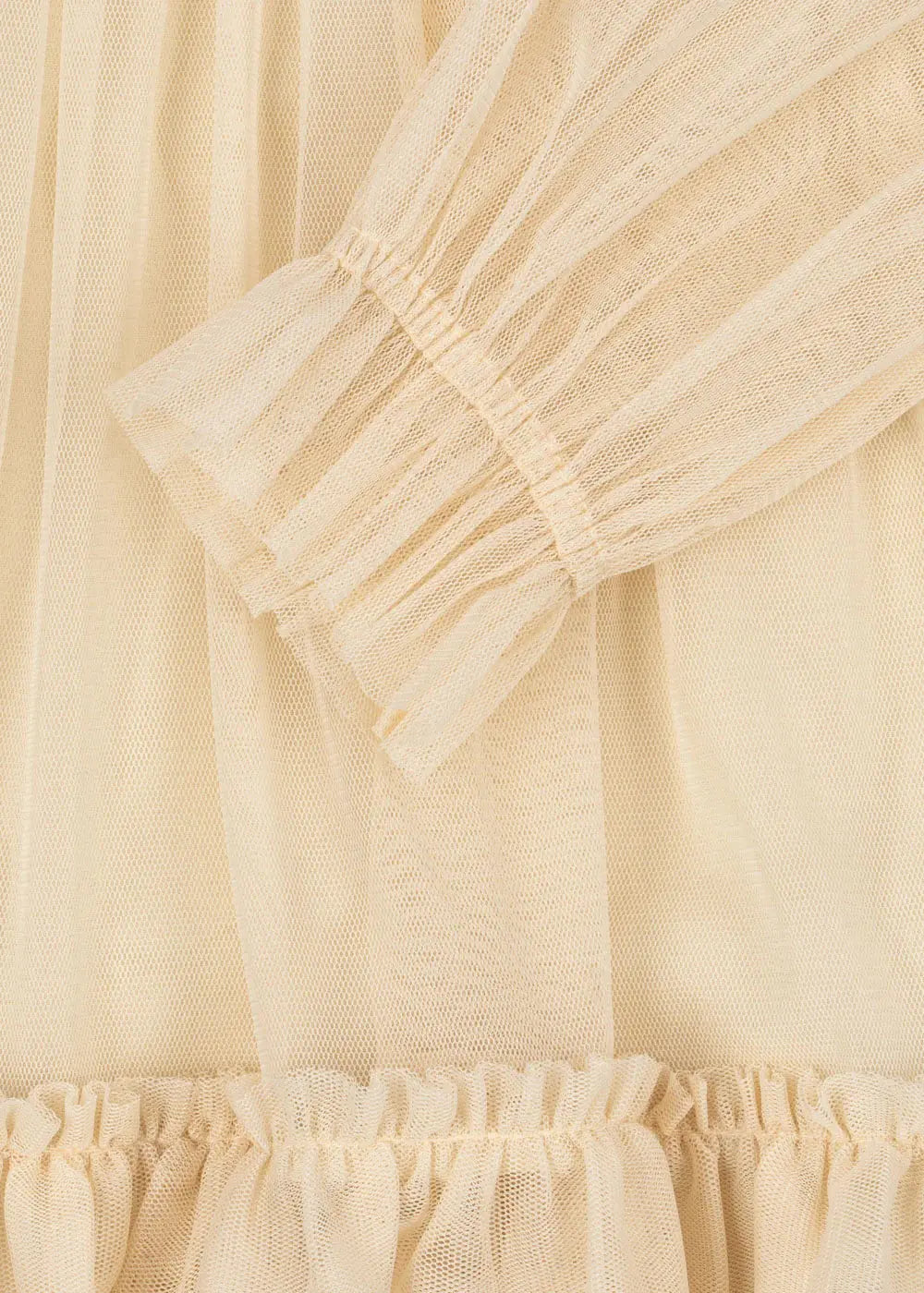 Bow Dress - Parchment Konges Slojd