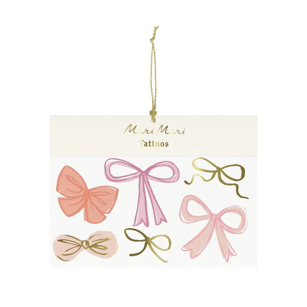 Bow Tattoos (x 2) Meri Meri