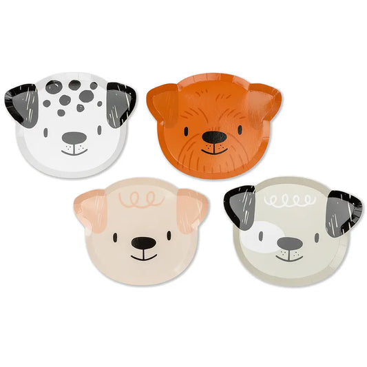 Bow Wow Large Plates - 8 Pk. Jollity & Co. + Daydream Society