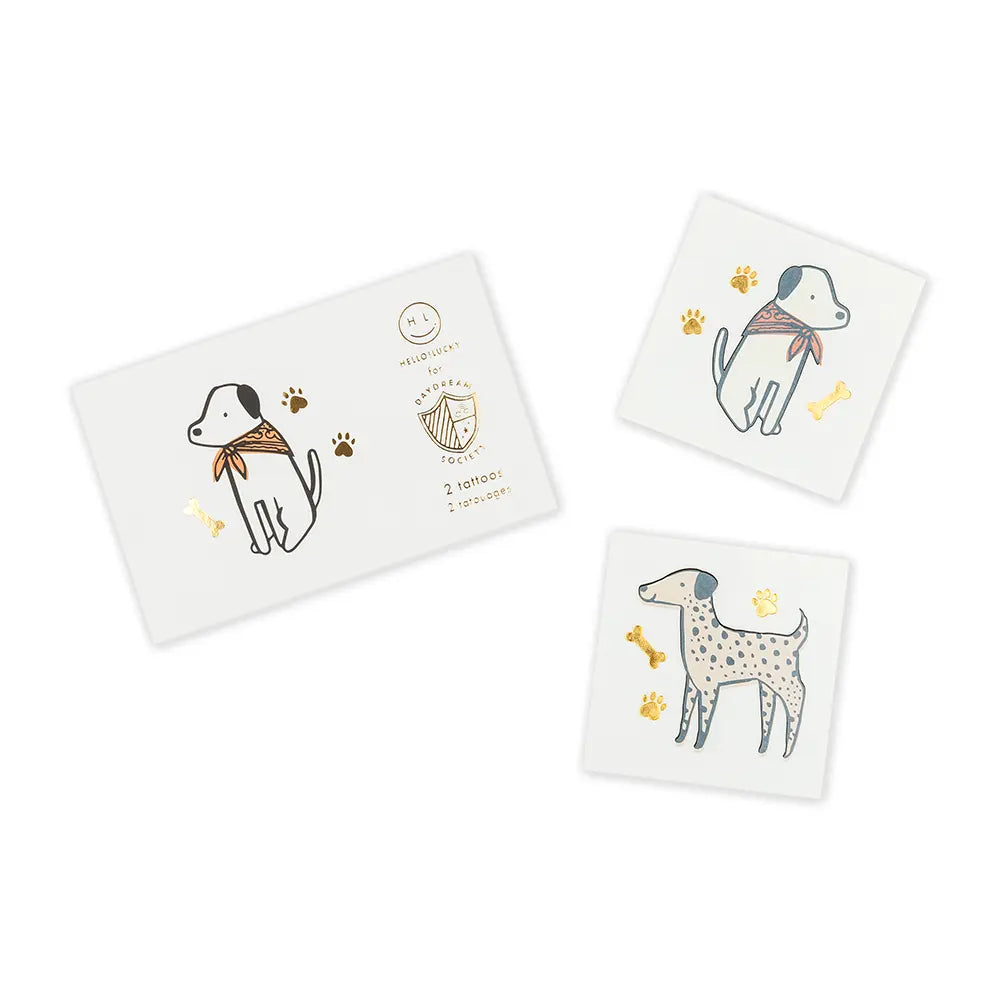 Bow Wow Temporary Tattoos - 2 Pk. Jollity & Co. + Daydream Society