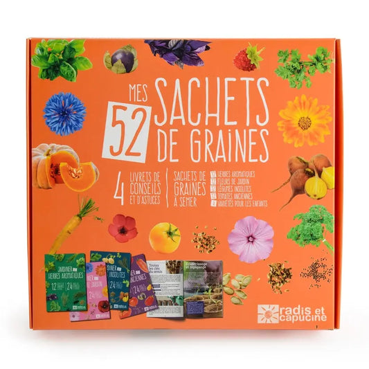 Box of 52 Seed Bags Radis et Capucine