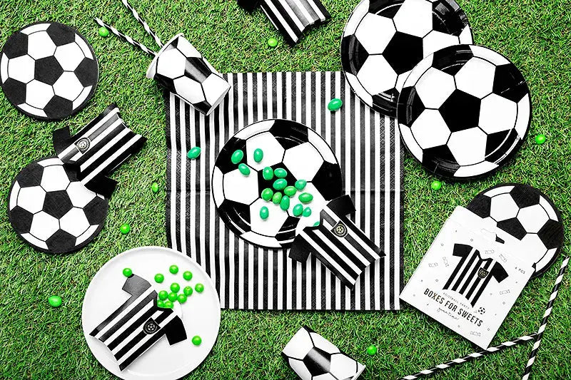 Boxes Football Shirts, mix, 12x11x2.5cm Partydeco
