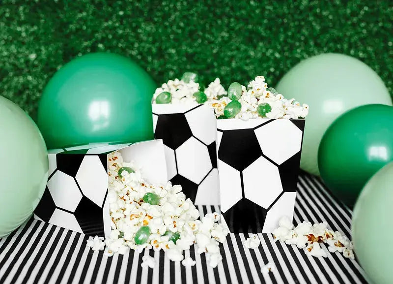 Boxes for popcorn Football Partydeco