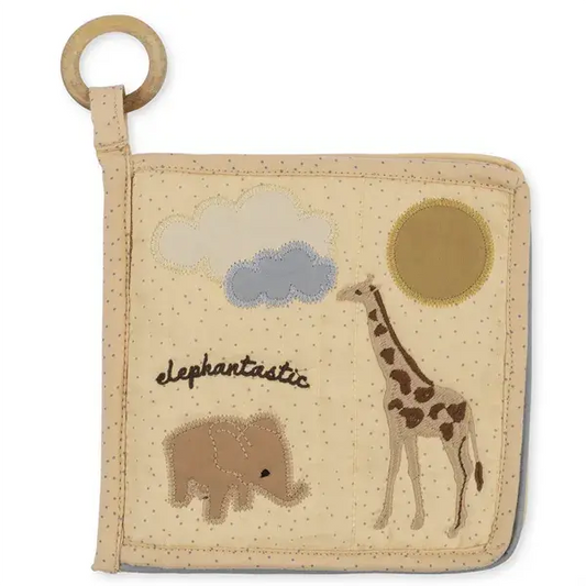 Brazilian Sand Fabric Book Zoo Konges Slojd