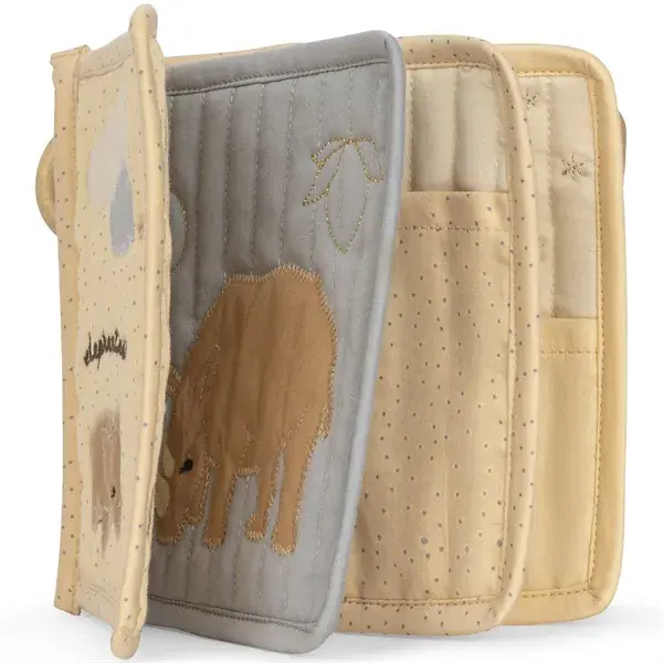 Brazilian Sand Fabric Book Zoo Konges Slojd