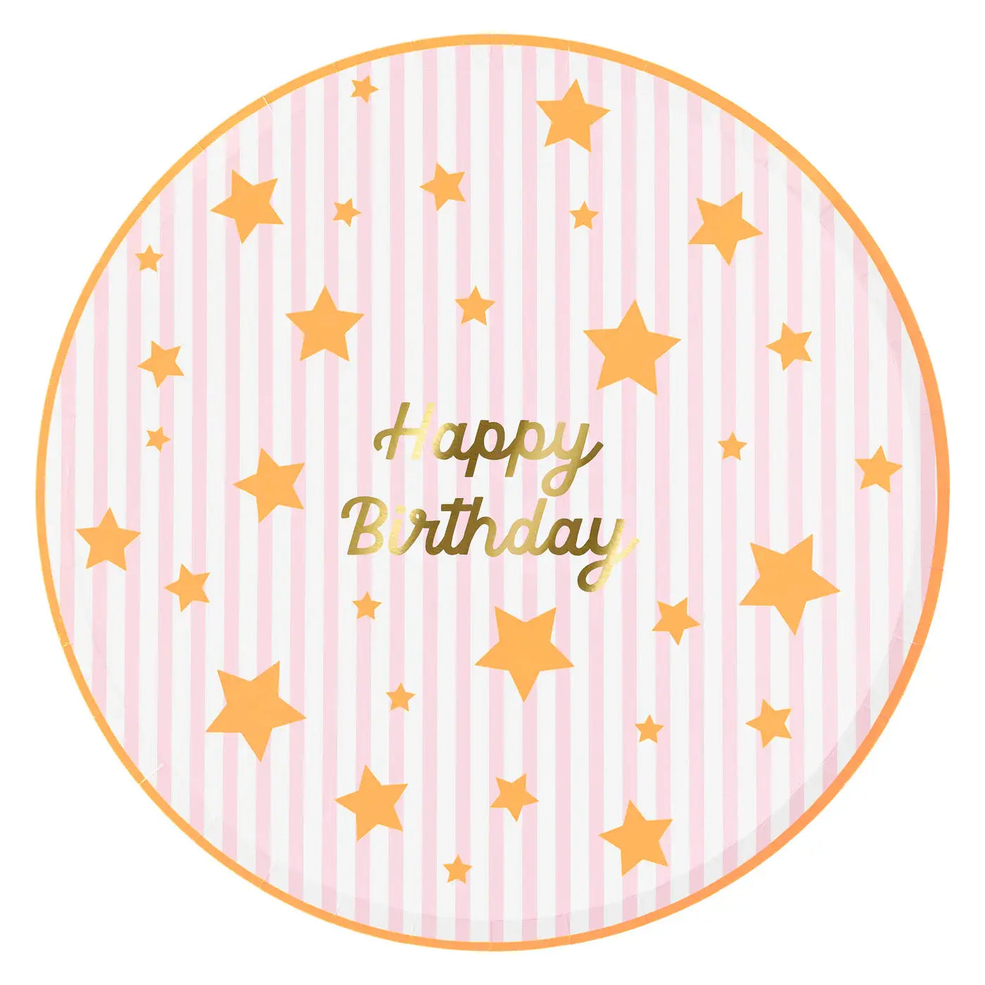 Bright Star Happy Birthday Dinner Plates (x 8) Meri Meri