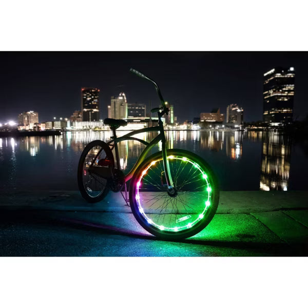 Brightz Color Morphing Bike Wheel LED Lights: Iron, Silicone, Polyurethane, ABS Brightz