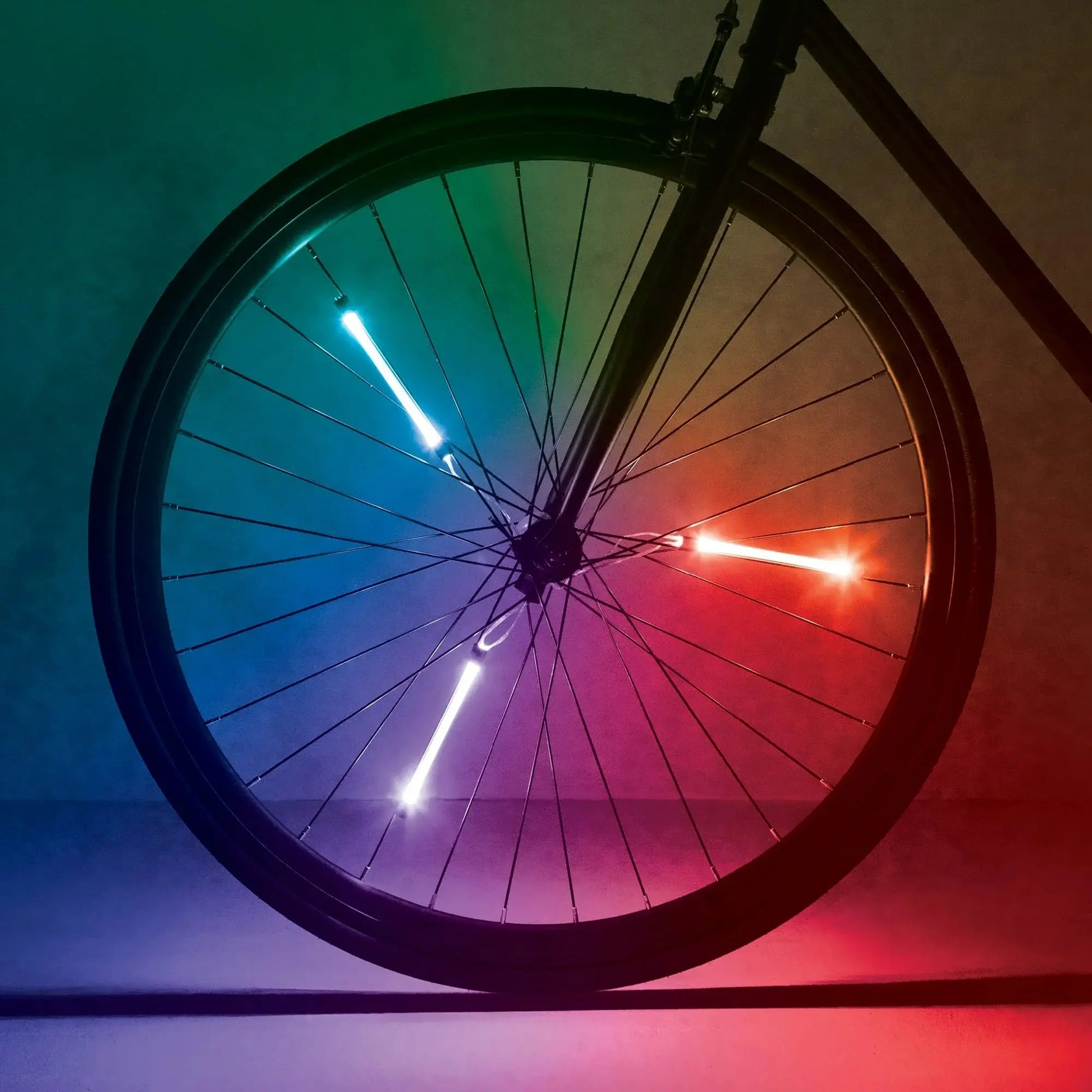 Brightz SpinBrightz LED Bike Spoke Lights, 3 Light Tubes, Constant & Flashing Modes, Color Morphing Brightz