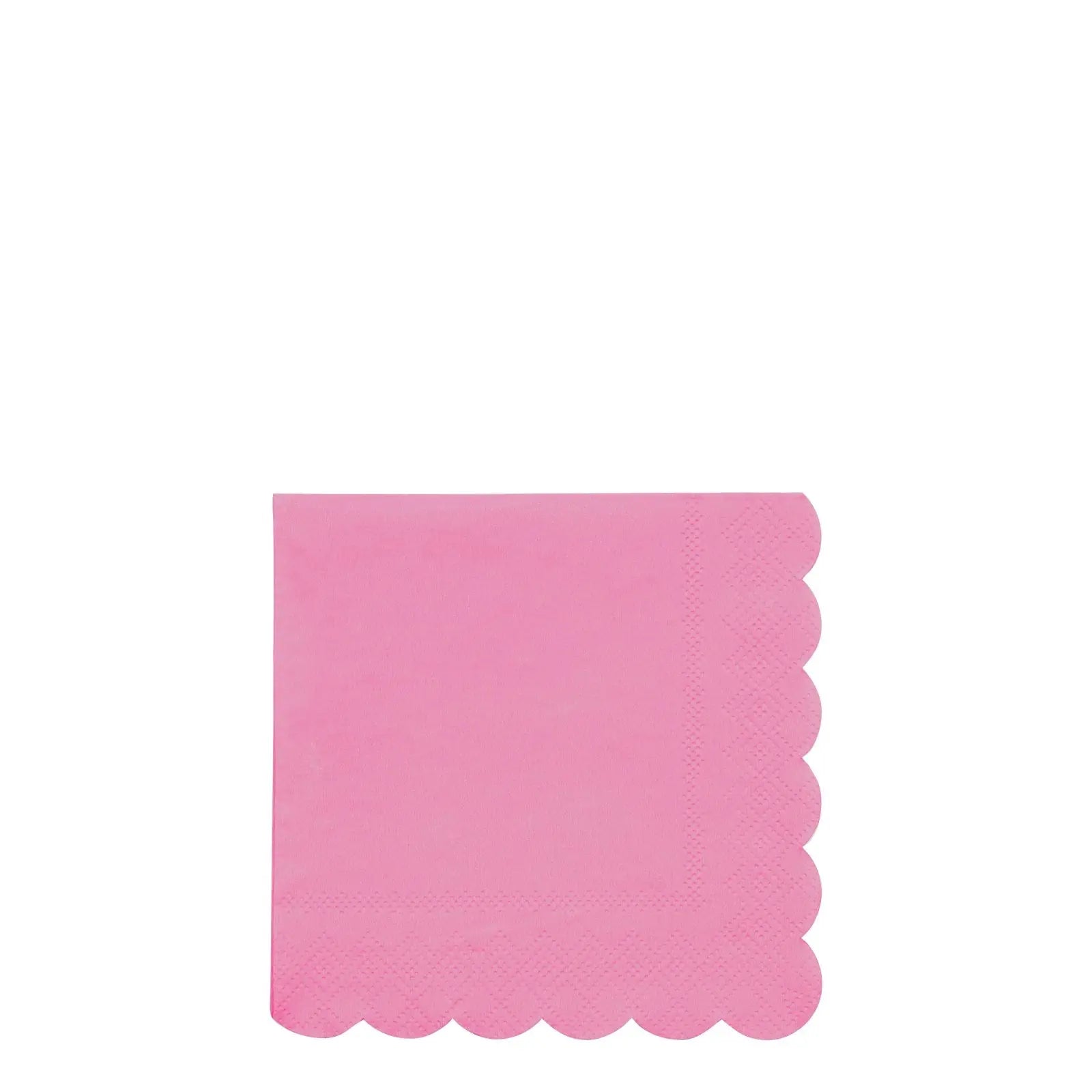 Bubblegum pink paper napkins S Meri Meri