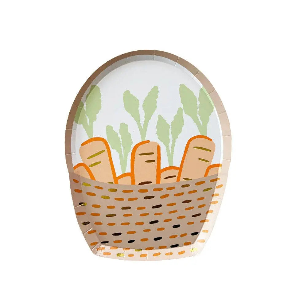 Bunnies In The Garden Small Basket Plates Jollity & Co. + Daydream Society