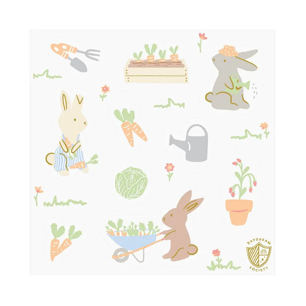 Bunnies In The Garden Sticker Set Jollity & Co. + Daydream Society