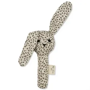 Bunny hand rattle - milk tank alimrose