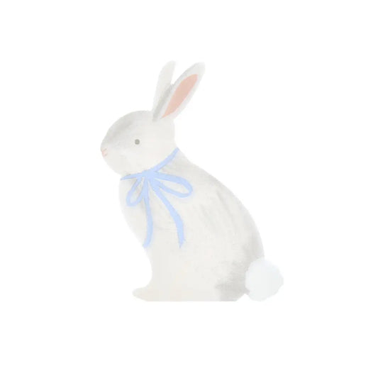 Bunny with bow napkins Meri Meri