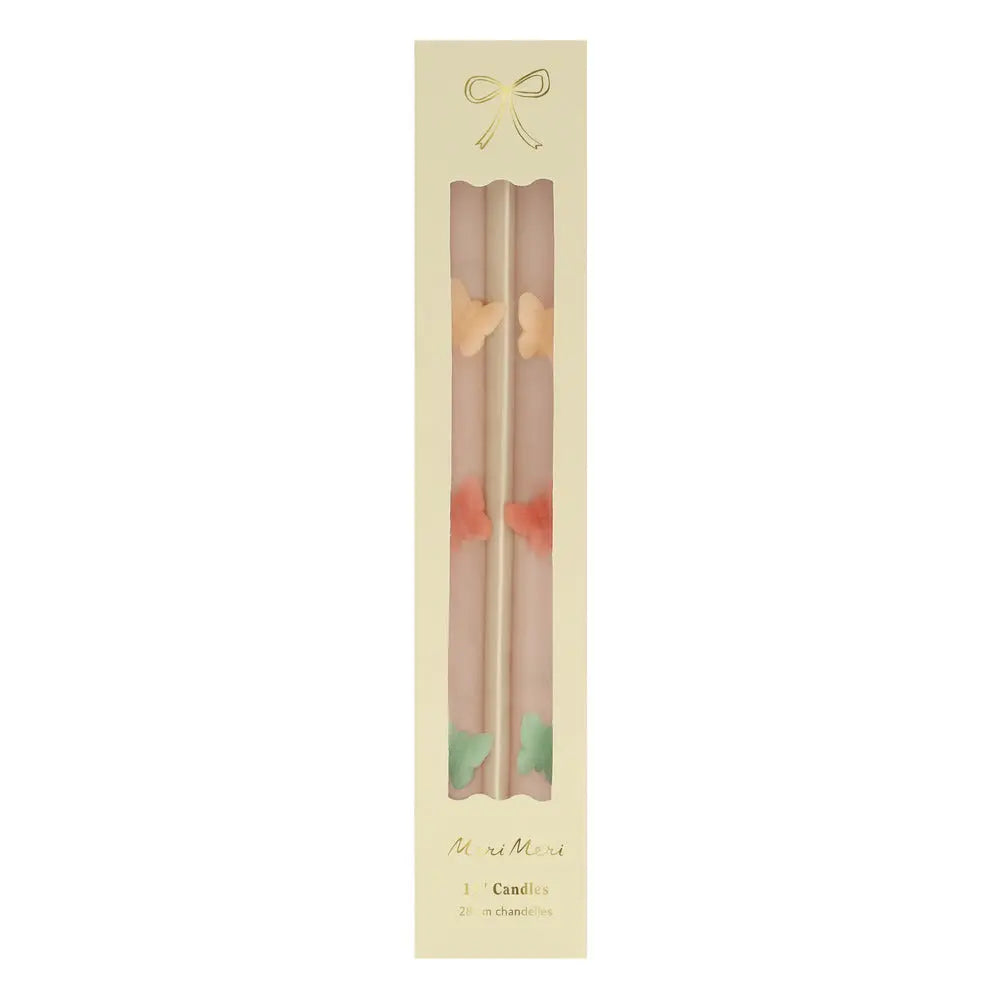 Butterfly Taper Candles (x 2) Meri Meri