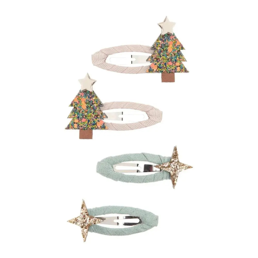 CLIC CLAC HAIR CLIPS - CHRISTMAS TREE Mimi & Lula