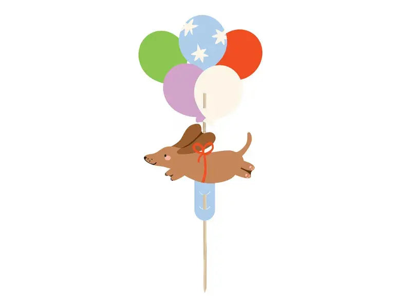Cake topper Dachshund Partydeco