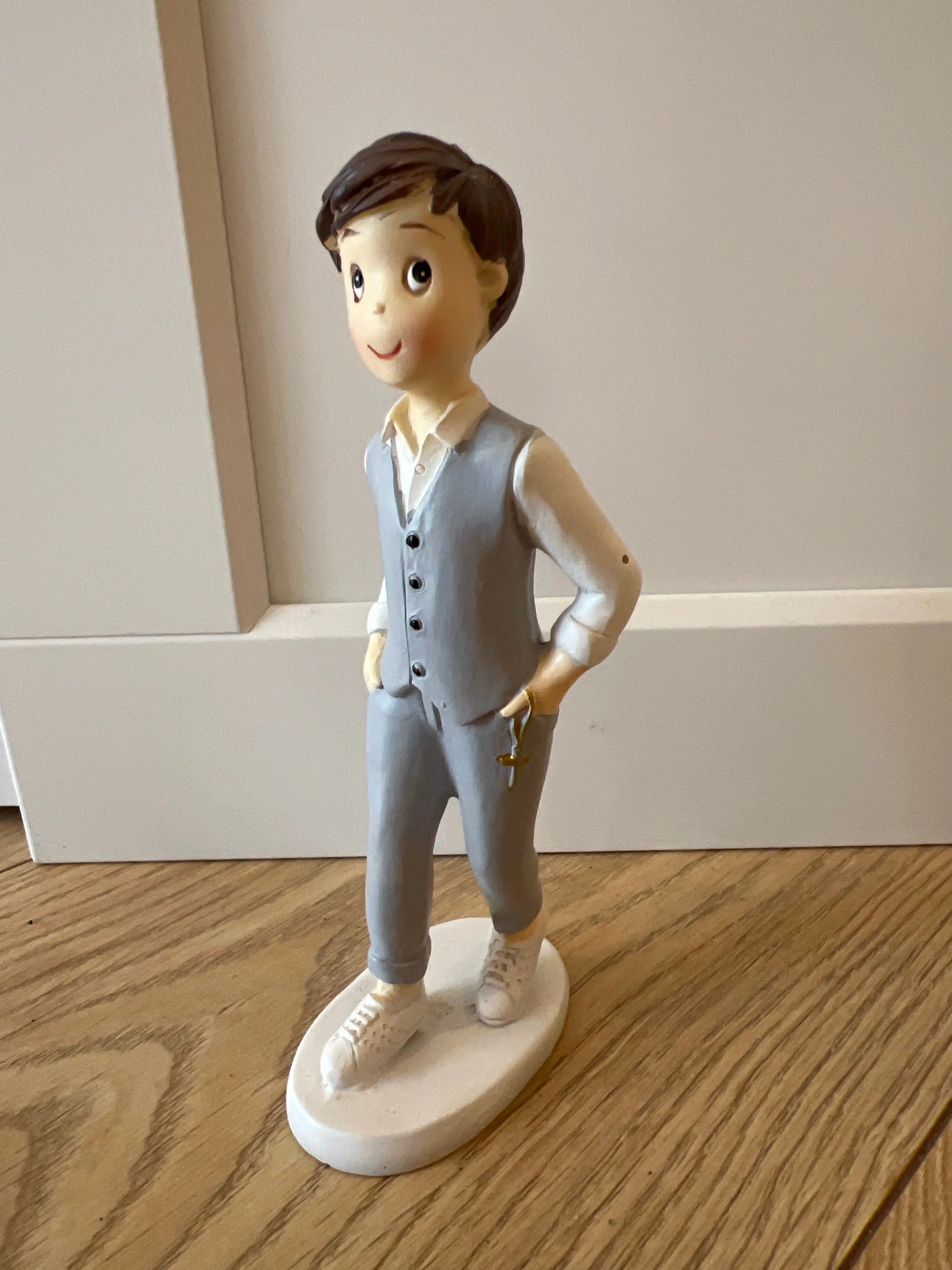 Cake topper communion boy Bacoma Creations