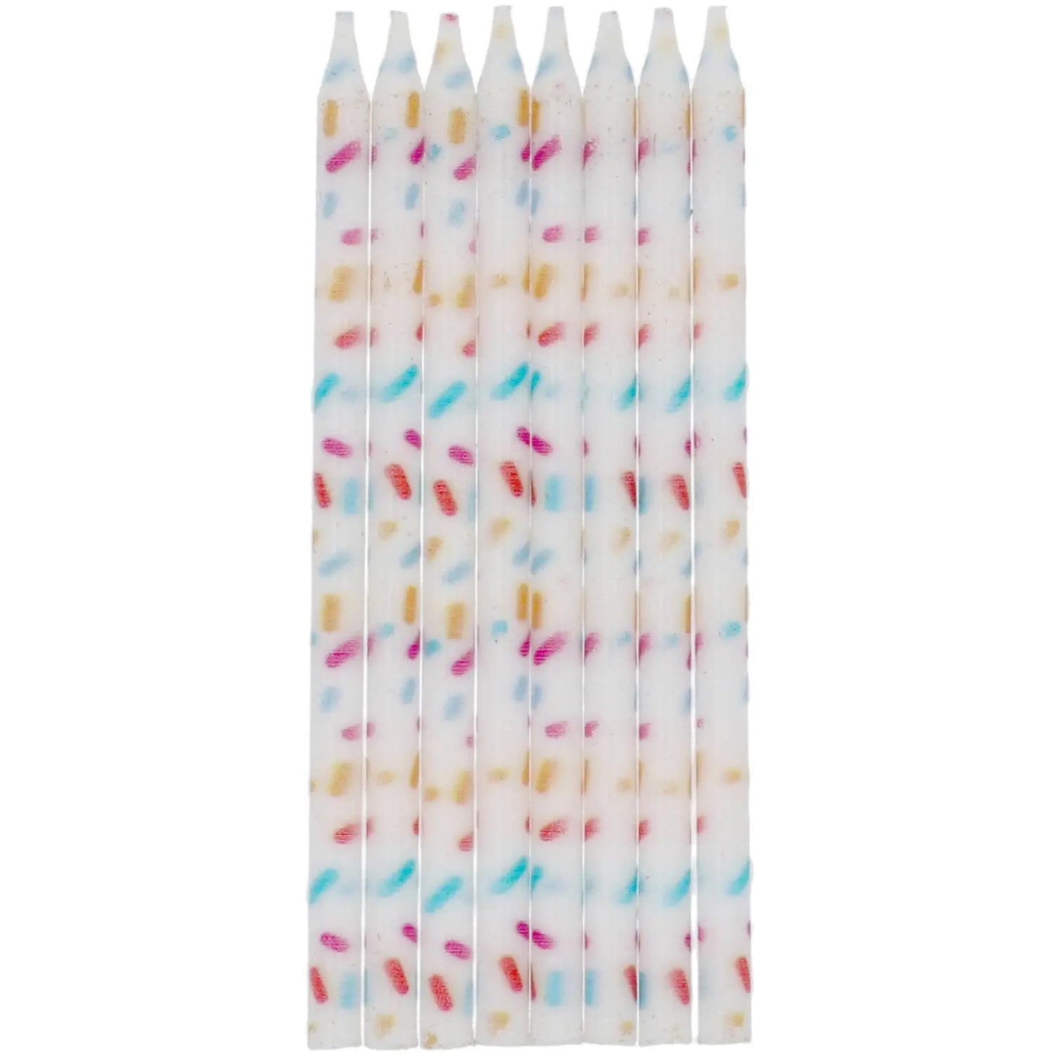 Candles Cozy Sprinkles - 10 cm - 24 pieces Folat