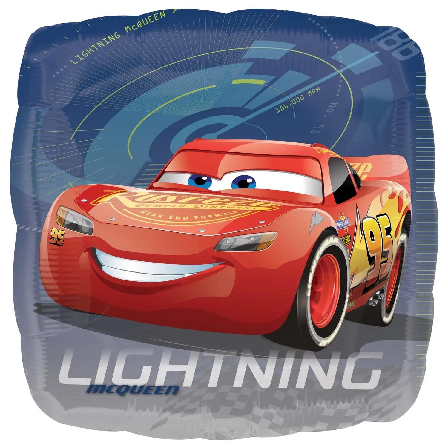 Cars 3 Lightning McQueen Foil Balloon Anagram