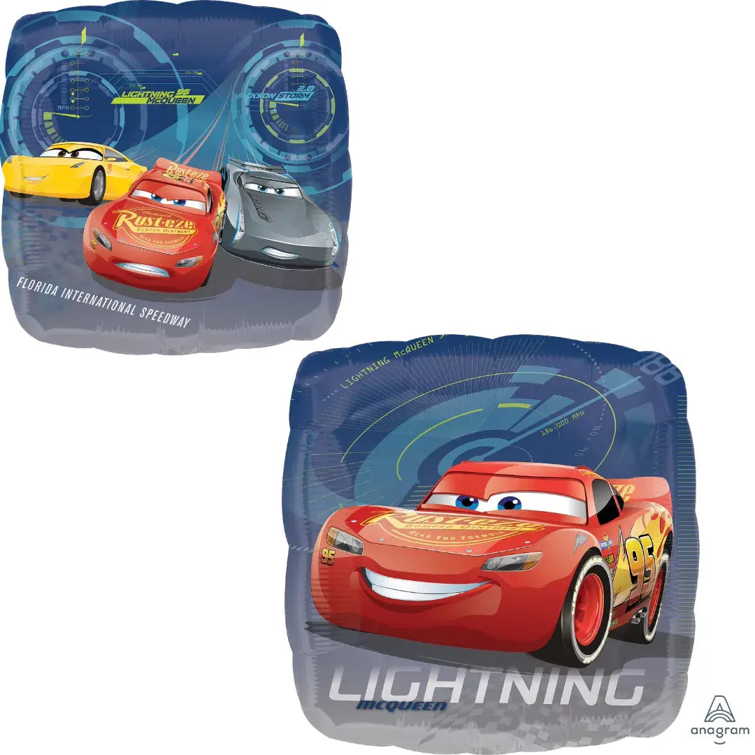 Cars 3 Lightning McQueen Foil Balloon Anagram