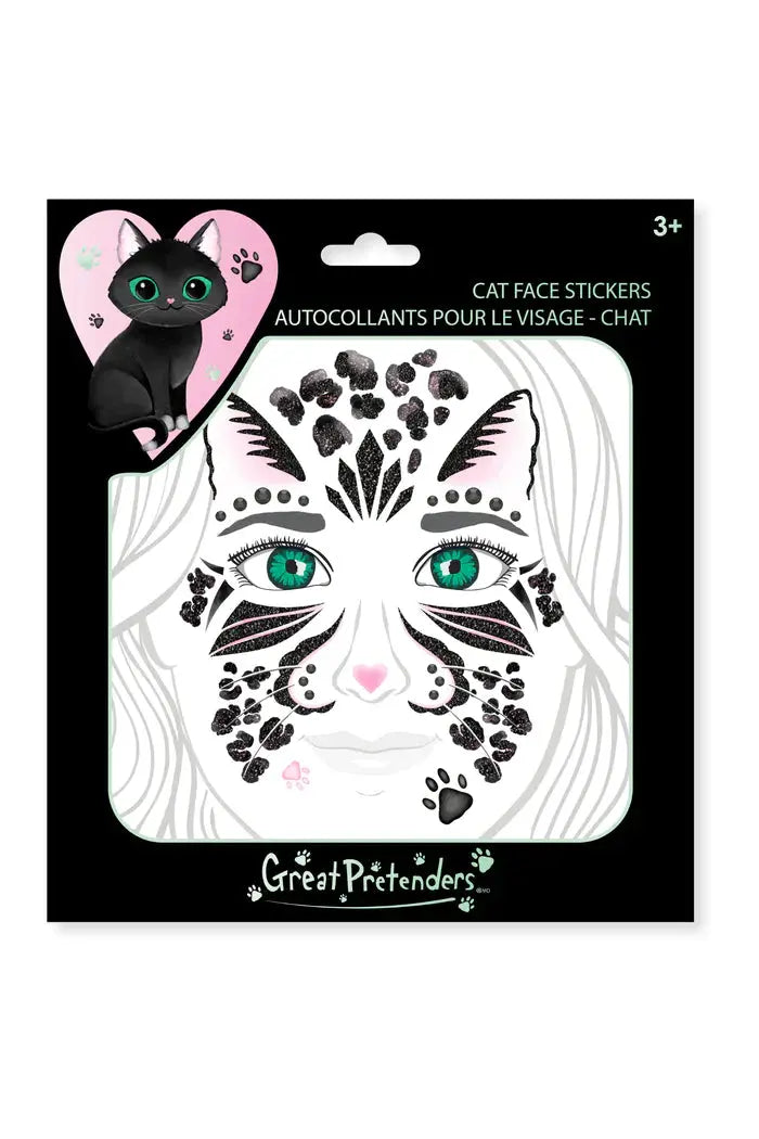 Cat Face Stickers Great Pretenders