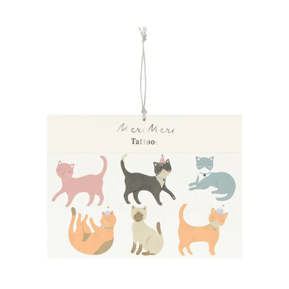 Cat Tattoos (x 2) Meri Meri