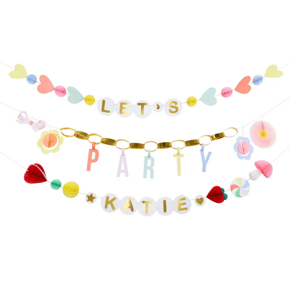 Charm party garland set Meri Meri