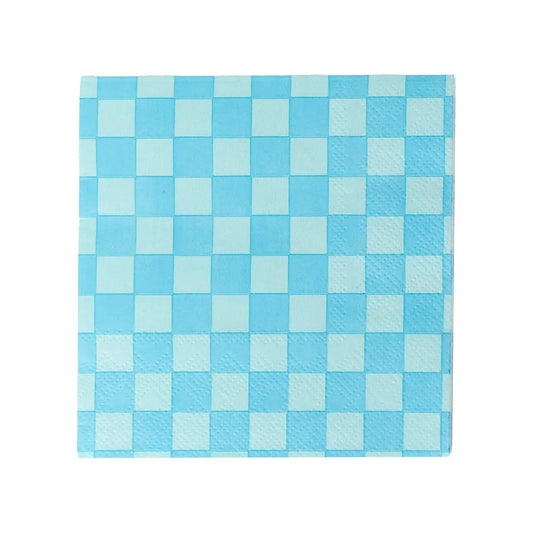 Check It! Cocktail Napkins - 20 Pk. - Blue Jollity & Co. + Daydream Society