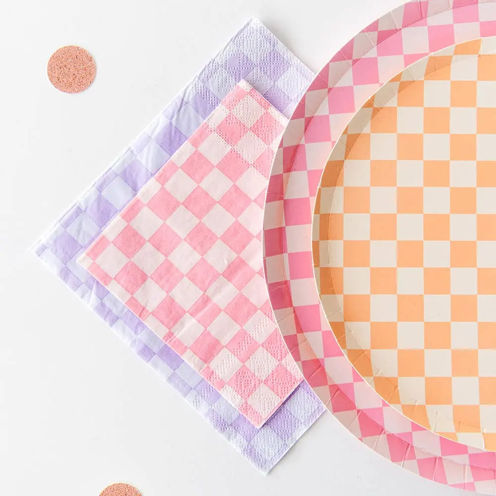 Check It! Cocktail Napkins - 20 Pk. - Pink Jollity & Co. + Daydream Society