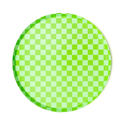 Check It! Dinner Plates - 8 Pk. - Limelight Jollity & Co. + Daydream Society