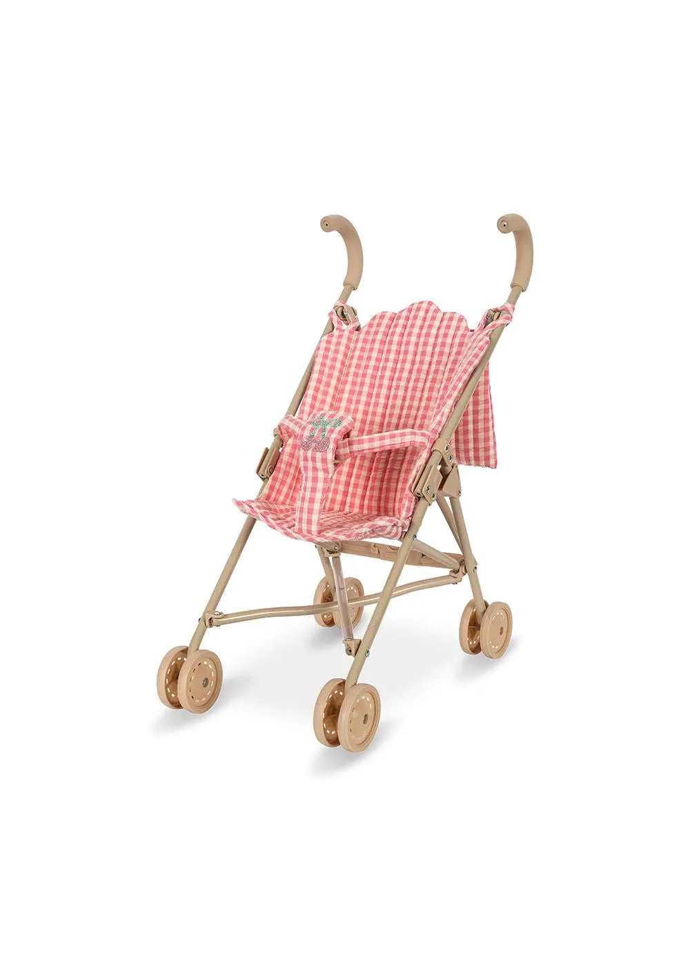 Cheecky doll stroller - Bubblegum check Konges Slojd