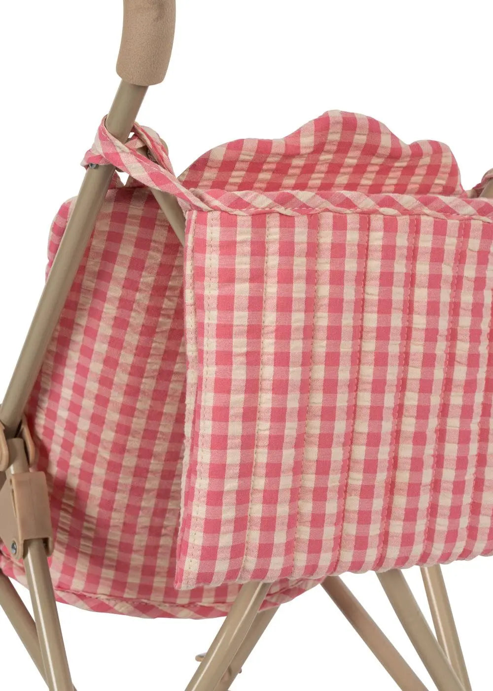Cheecky doll stroller - Bubblegum check Konges Slojd