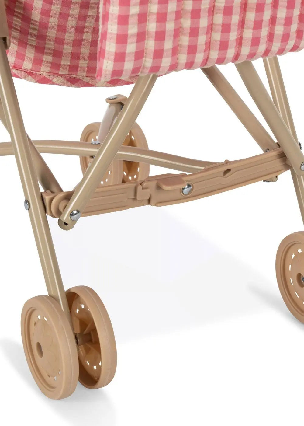 Cheecky doll stroller - Bubblegum check Konges Slojd