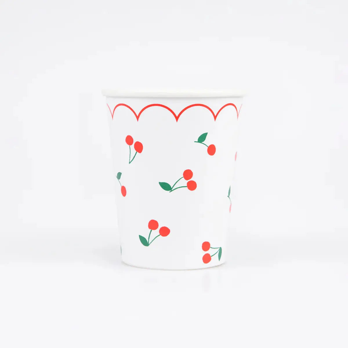 Cherry Pattern Cups (x 8) Meri Meri