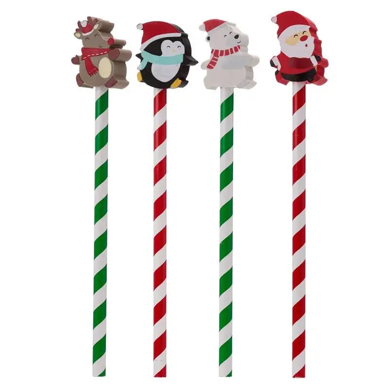 Christmas Characters Pencil with Eraser Topper Puckator EU