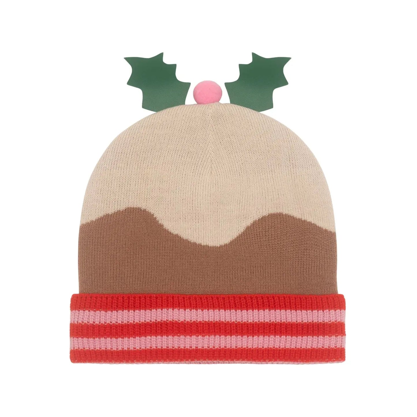 Christmas Pudding Knitted Hat Rockahula