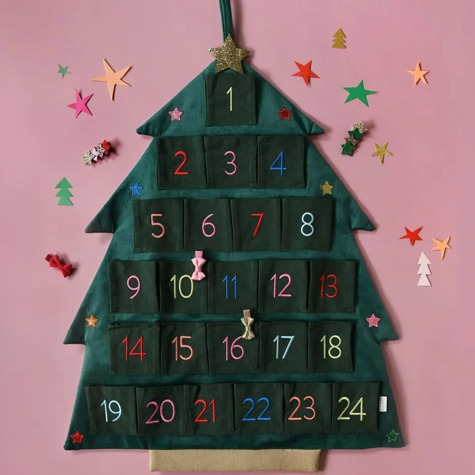 Christmas Tree Starry Advent Calendar Rockahula