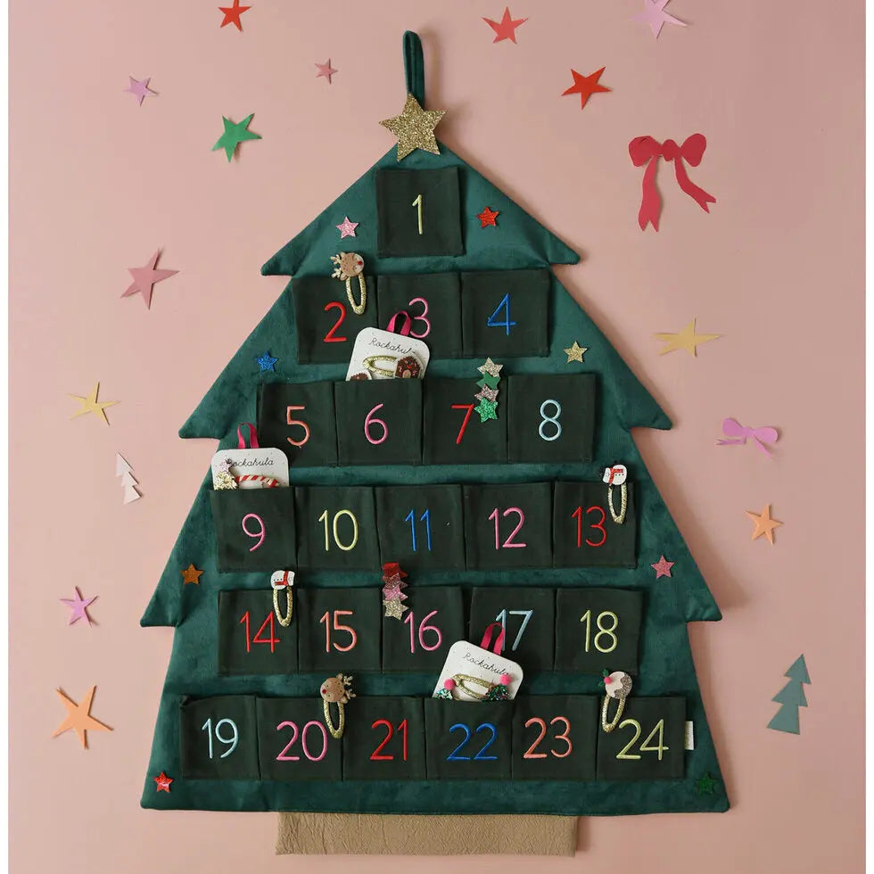 Christmas Tree Starry Advent Calendar Rockahula