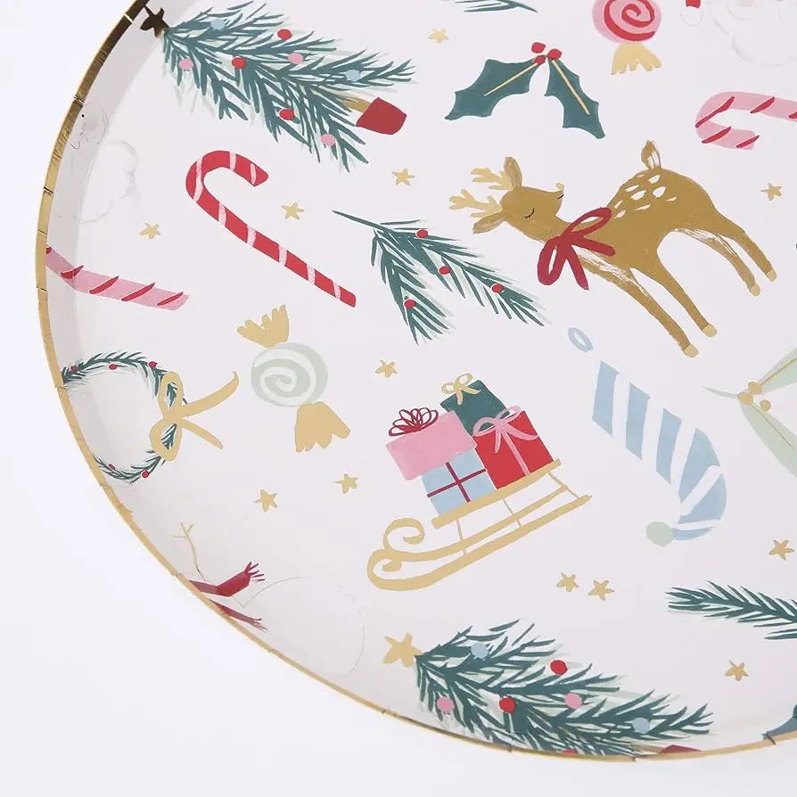 Christmas dinner plate Meri Meri