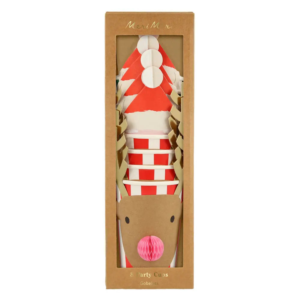 Christmas honeycomb cups Meri Meri