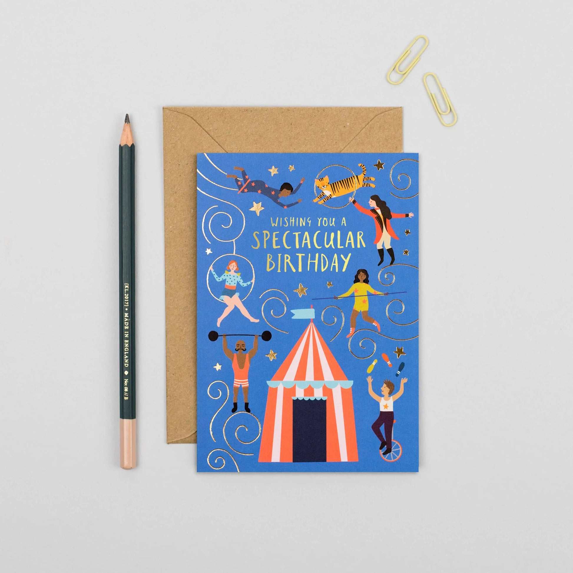 Circus Tricks Birthday Card | Kids Card | Childrens Card Mifkins