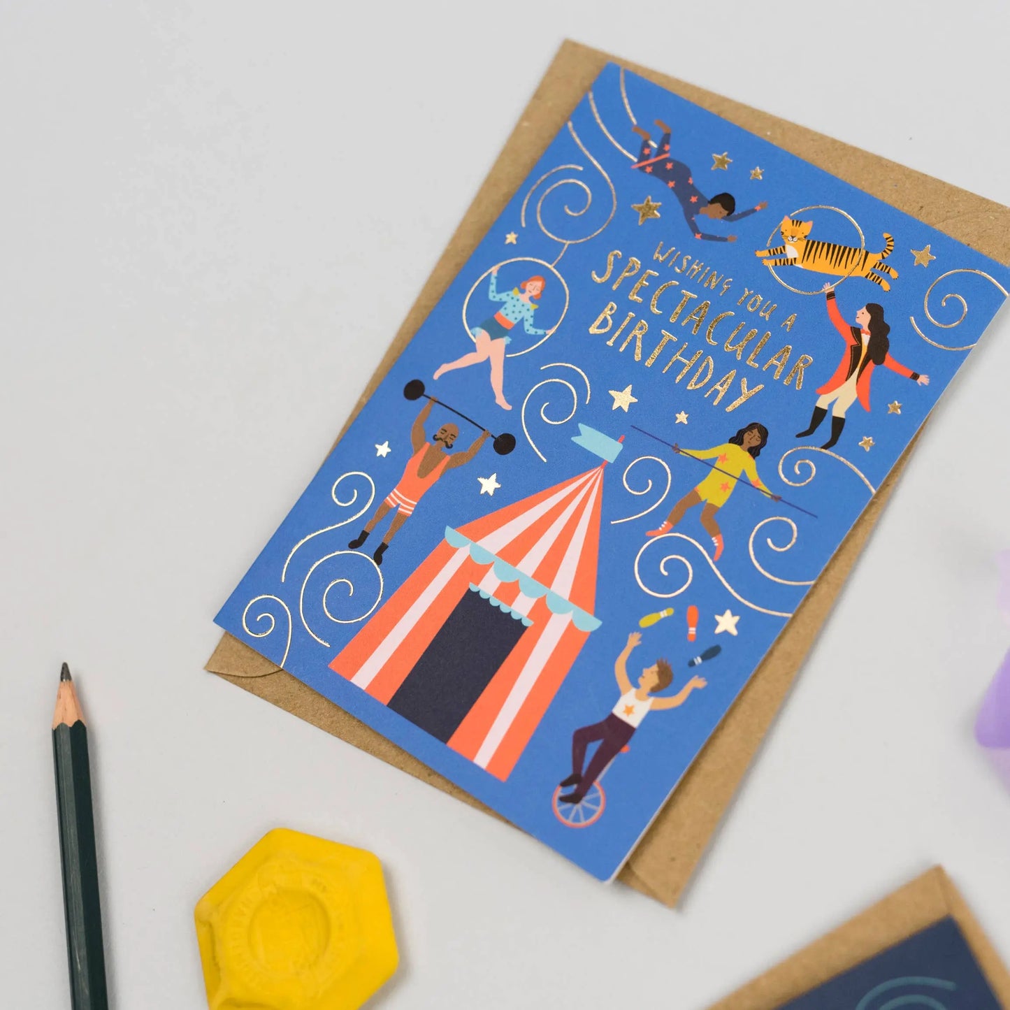 Circus Tricks Birthday Card | Kids Card | Childrens Card Mifkins