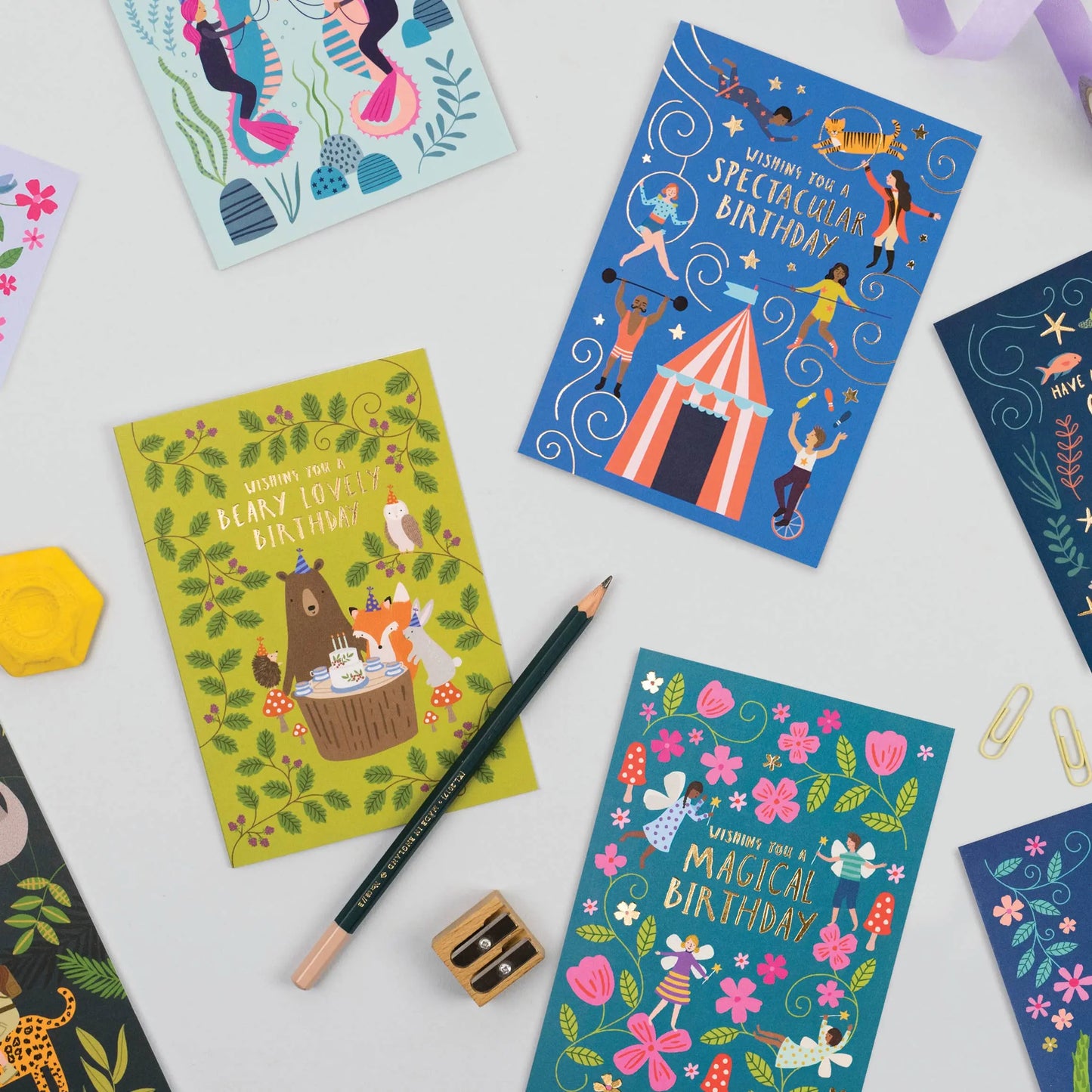 Circus Tricks Birthday Card | Kids Card | Childrens Card Mifkins