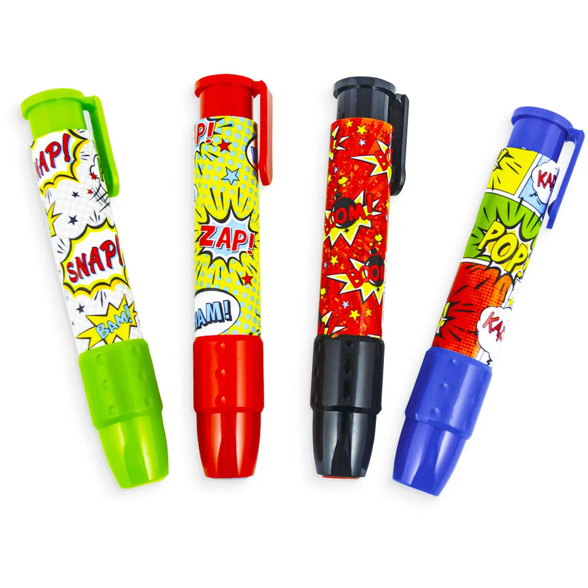Click It Erasers – Comic Attack tube X1 OOLY
